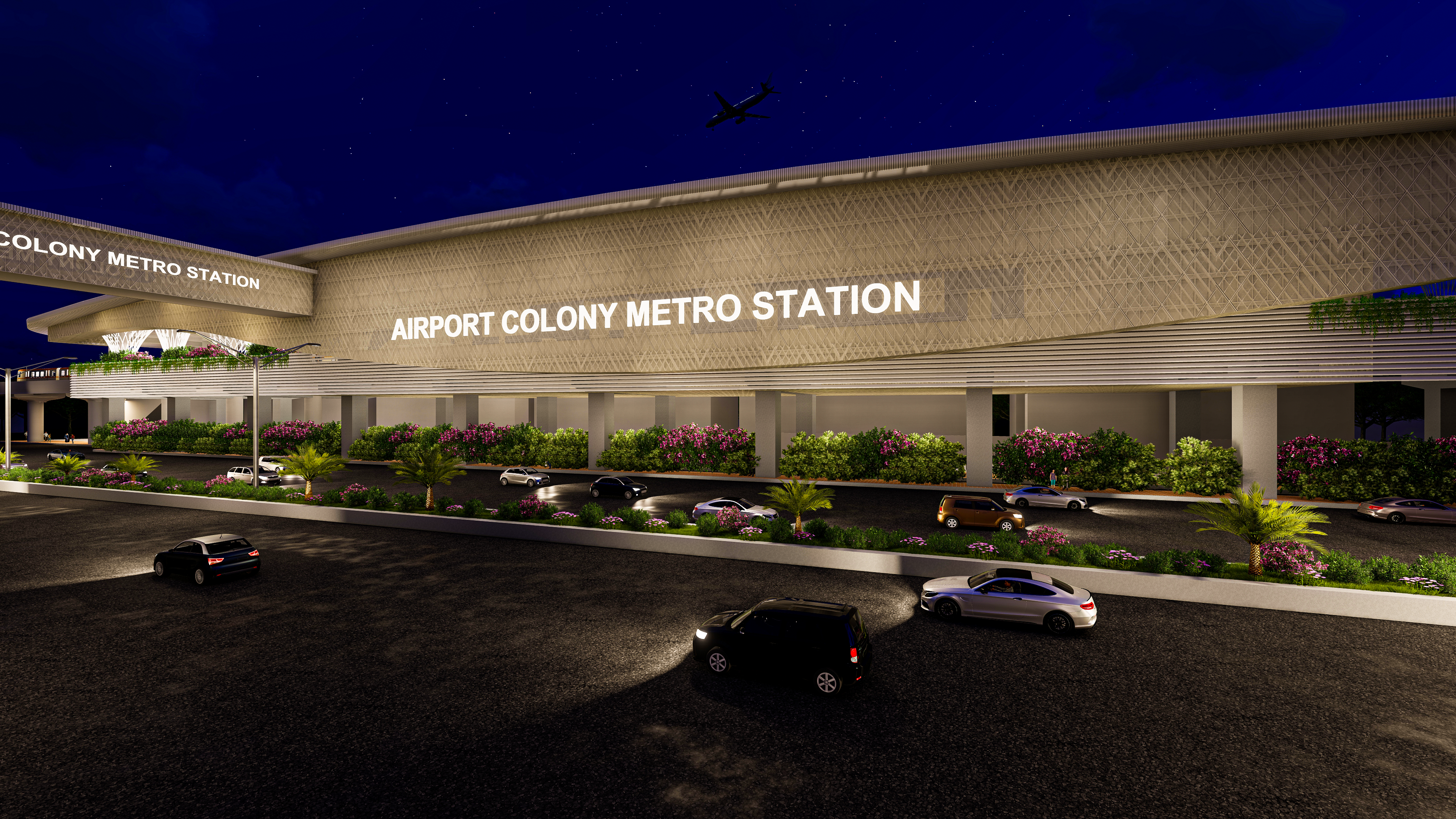 Airport Metro Station — view 2